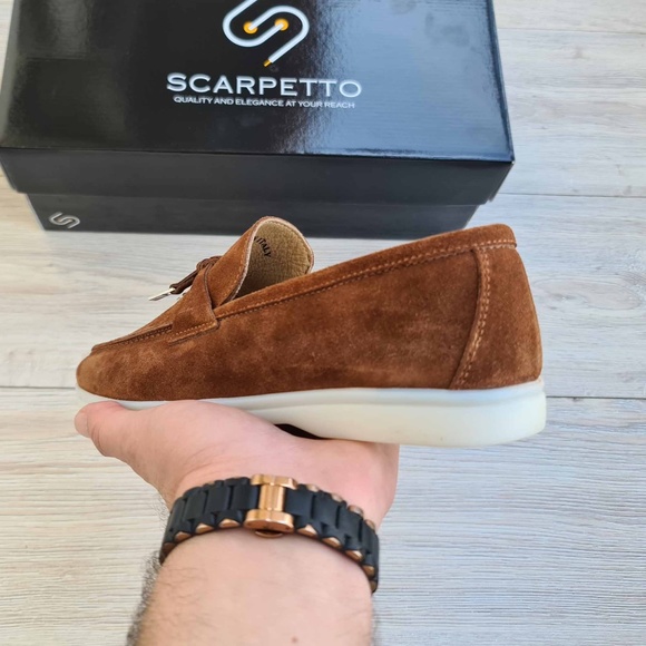 Handmade Slip-On Mens Yacht Loafer